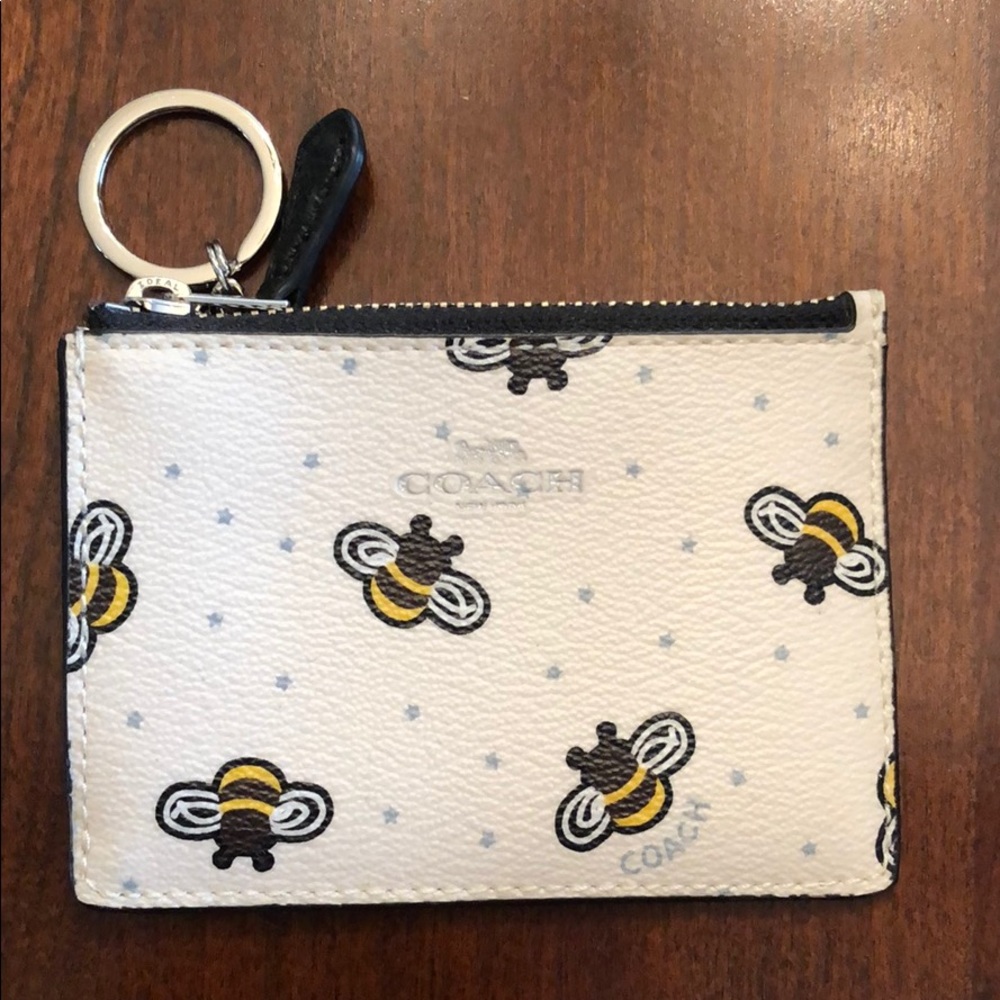 Coach bee Card wallet